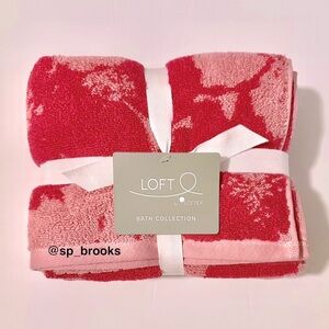 🎁2PC LOFT Hand Towel Set - 2 Pieces - PEONY HNYS IN BLOOM